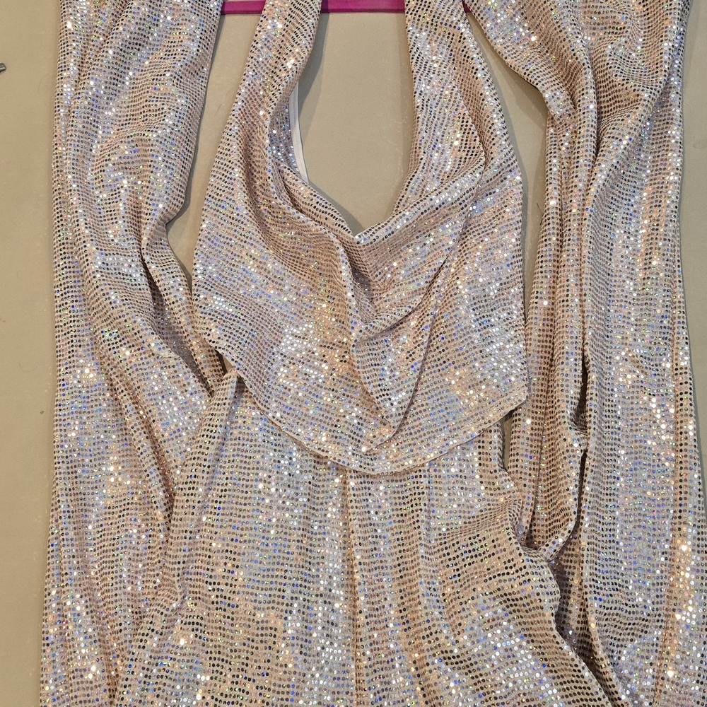 Elegant Sequin Pantsuit